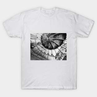 Black and White Spiral Staircases T-Shirt